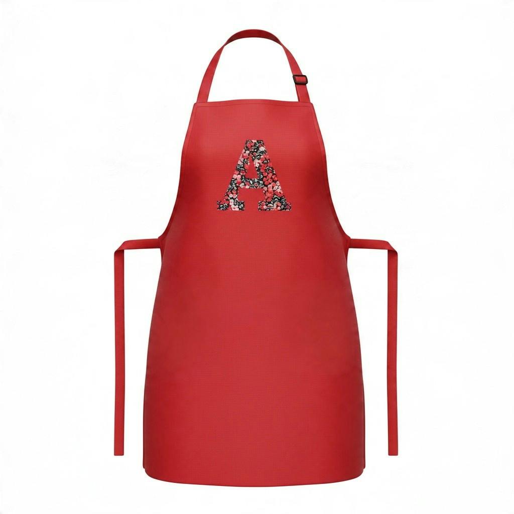 Liberty of London Christmas personalised children's apron in red