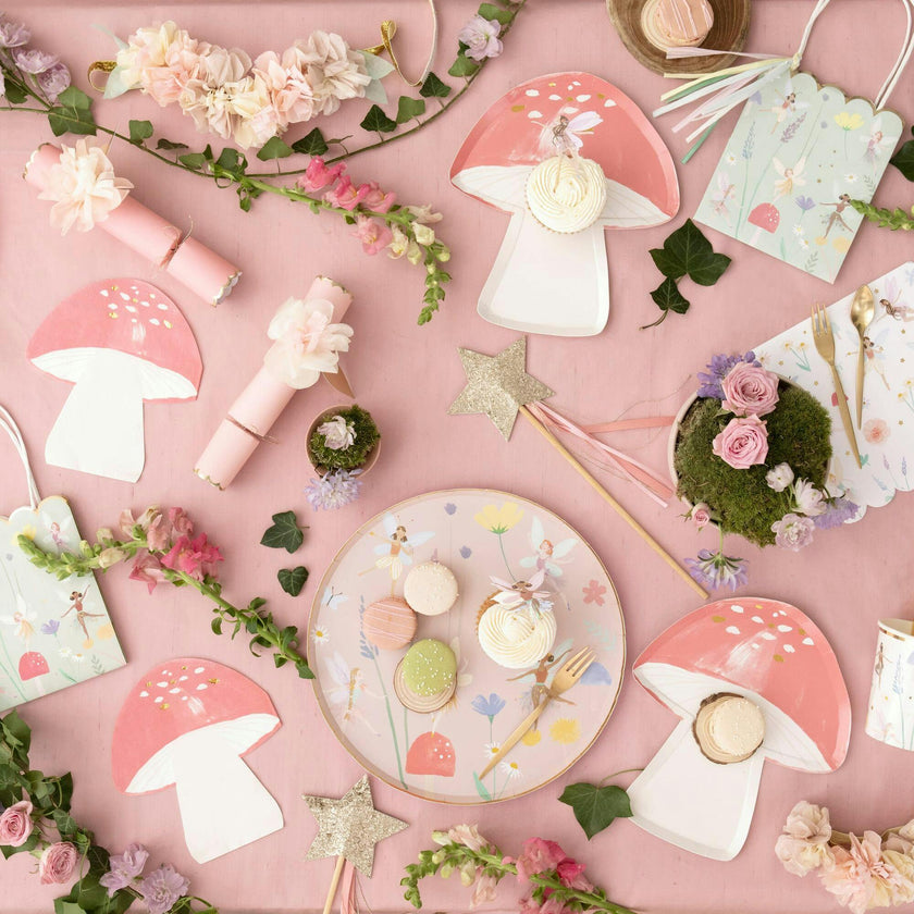Fairy Mushroom Plates