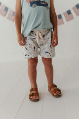 Boys Harem Shorts in Navy