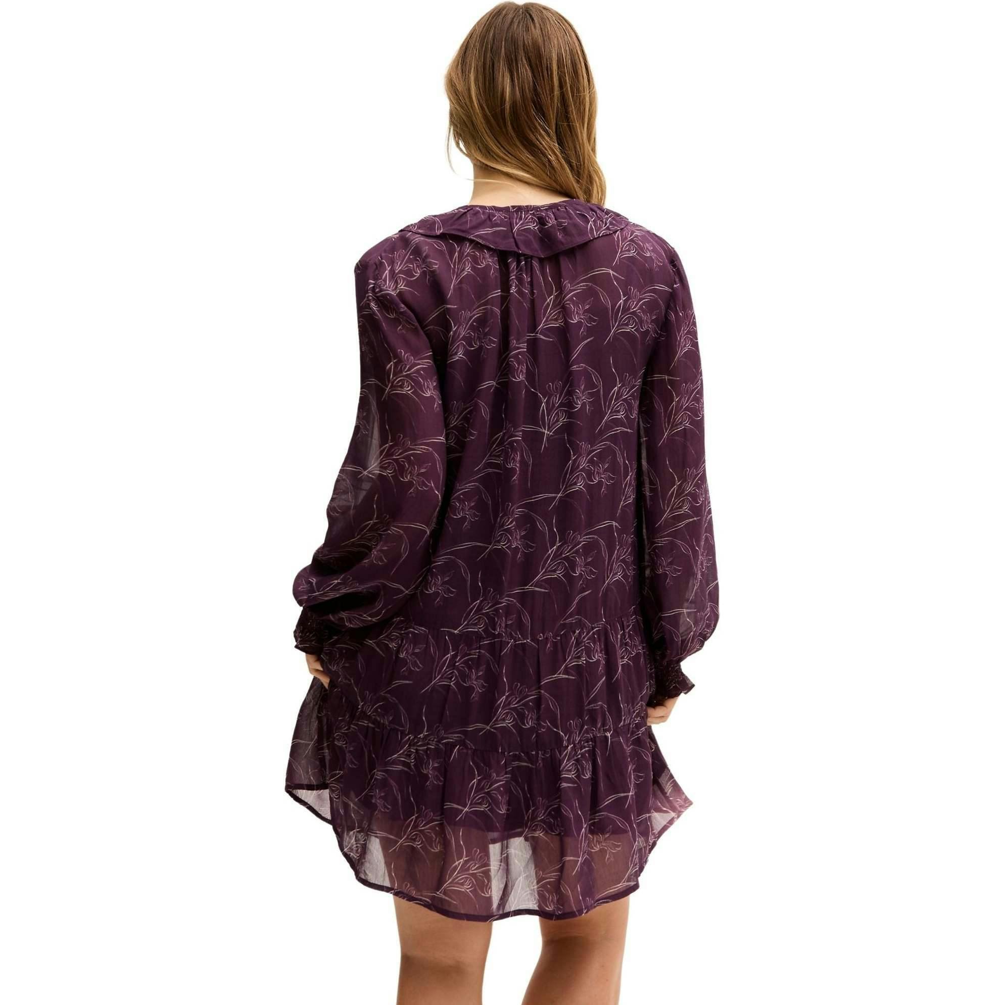 Henrietta Floral Print Button Down Mini Dress