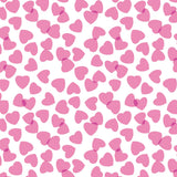 Audrey Women's Longsleeve Top Pant Set - Confetti Hearts Pink