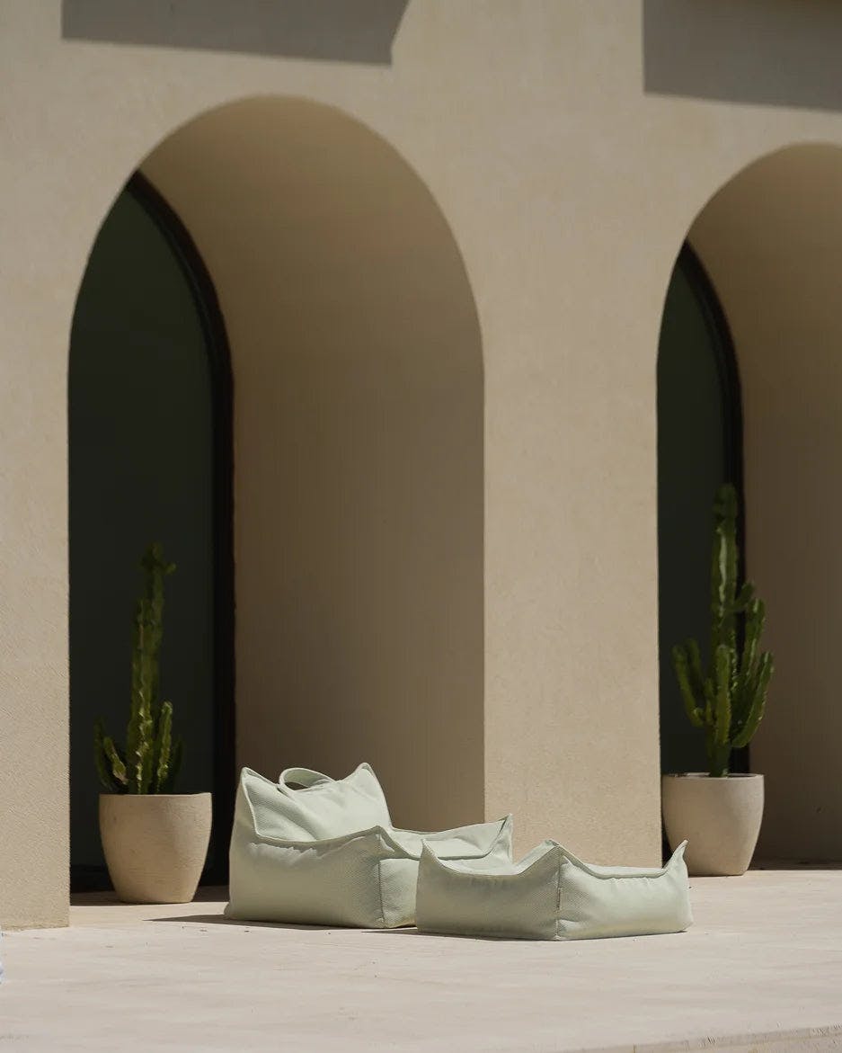 Herba Outdoor Square Ottoman