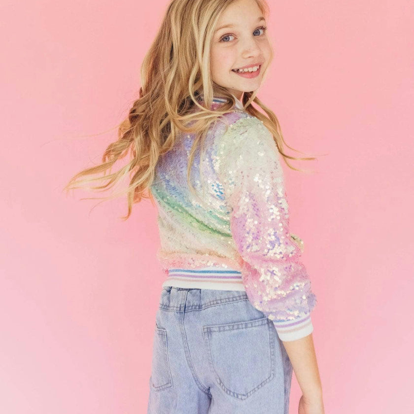 Icy Ombre Sequin Jacket