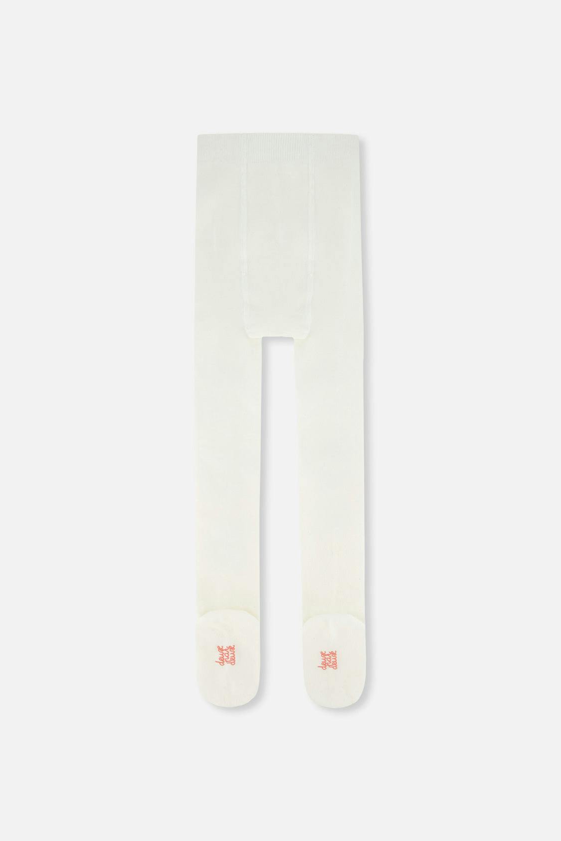 Knit Strawberry Tights Off-White