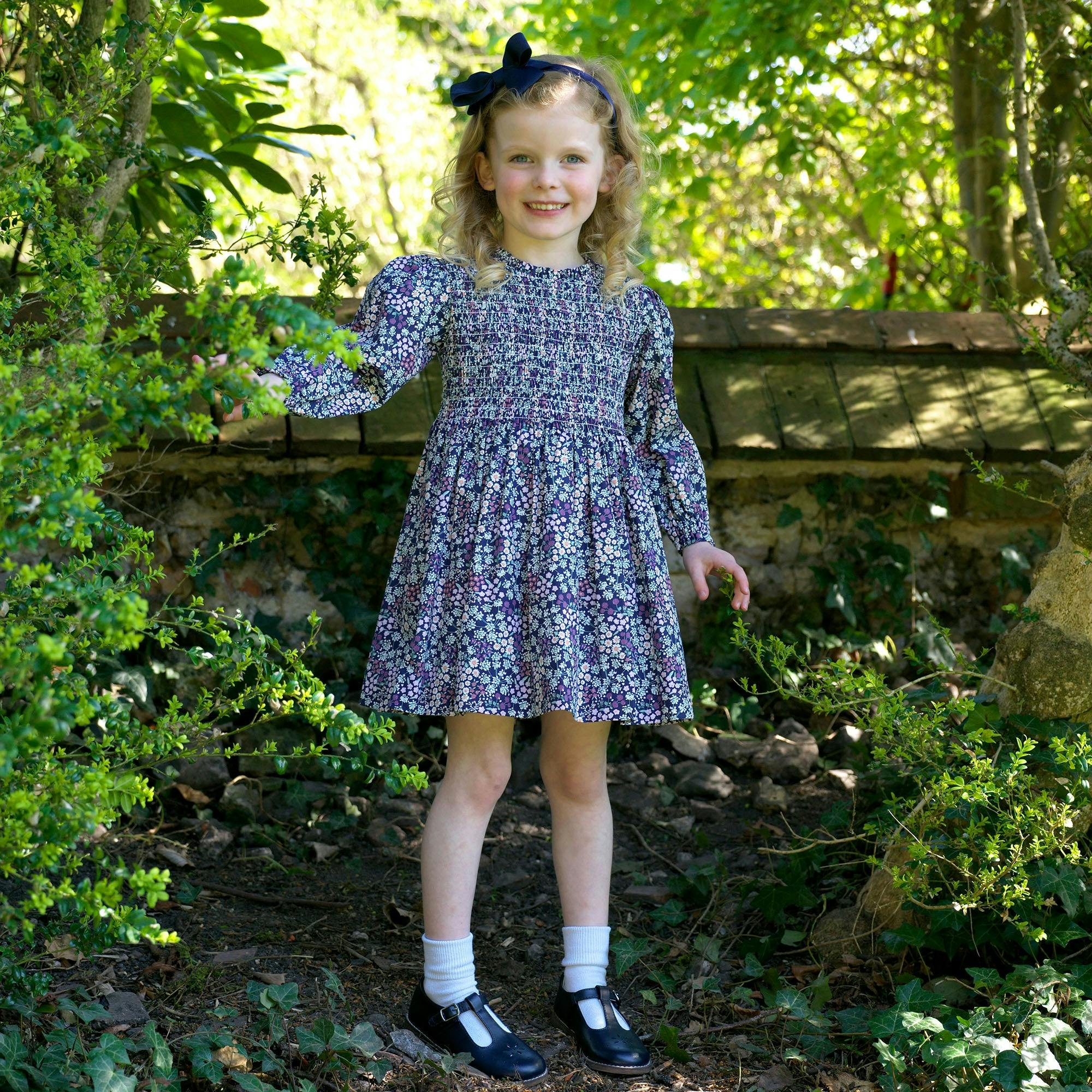 Wild Floral Ruched Dress