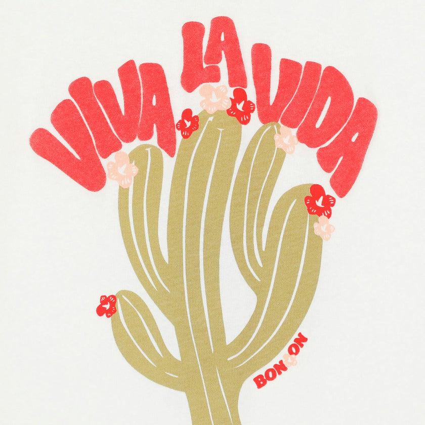 BONTON Tubo Viva T-Shirt - Ecru Bonton