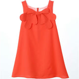Esme dress (scarlet-orange)