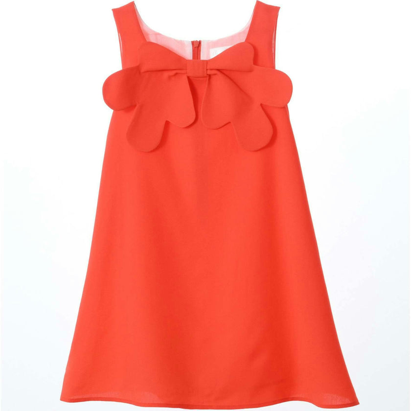 Esme dress (scarlet-orange)