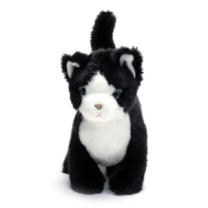 LA PELUCHERIE My Cat Gustave - Small 26cm - Black/White