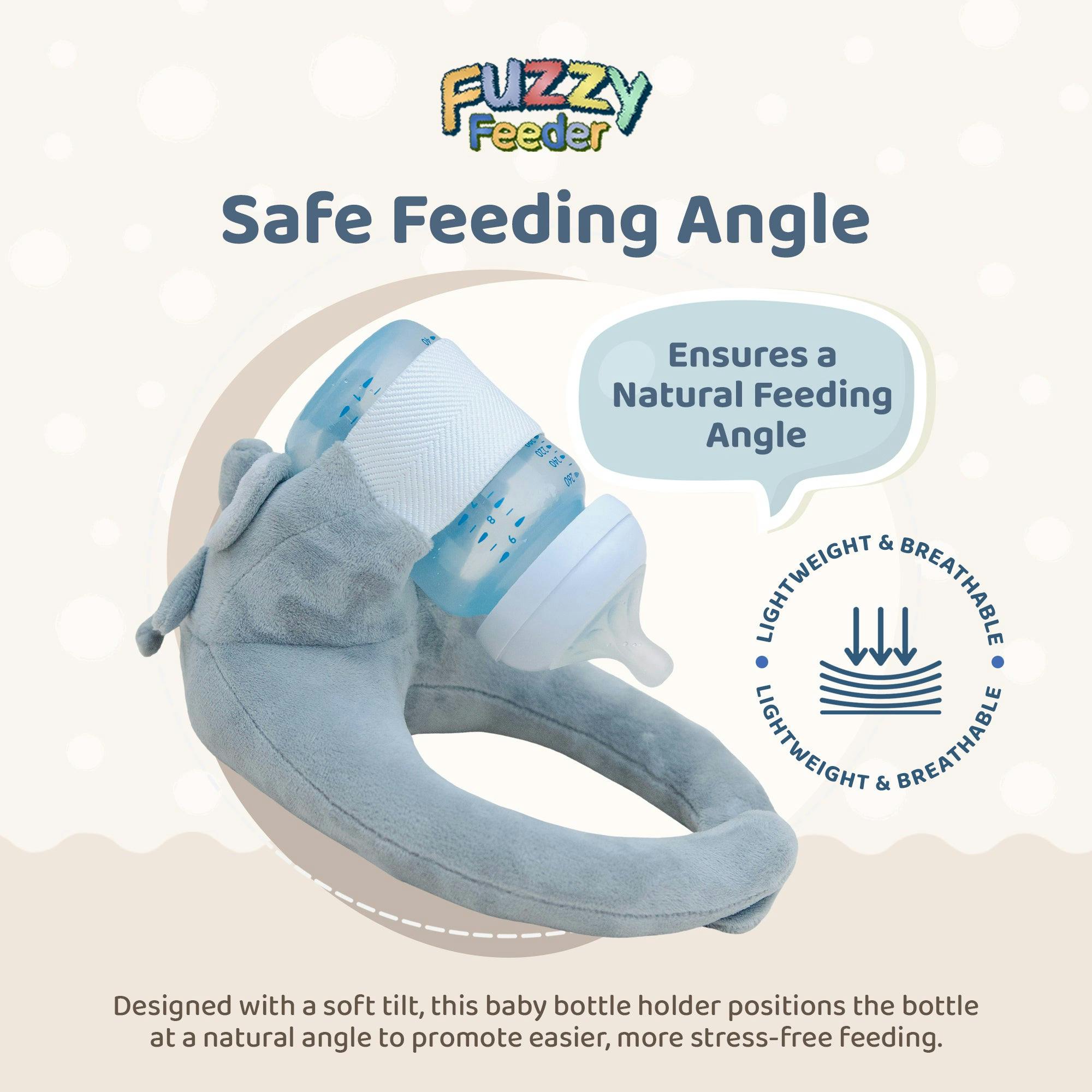 Baby Bottle Pillow Holder For Parents - Elephant