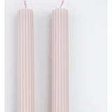 Cotton Candy Pink Table Candles
