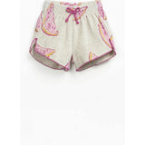 Baby Watermelon Print Terry Shorts