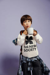 TNS Logo Sweatshirt Whisper White Melange