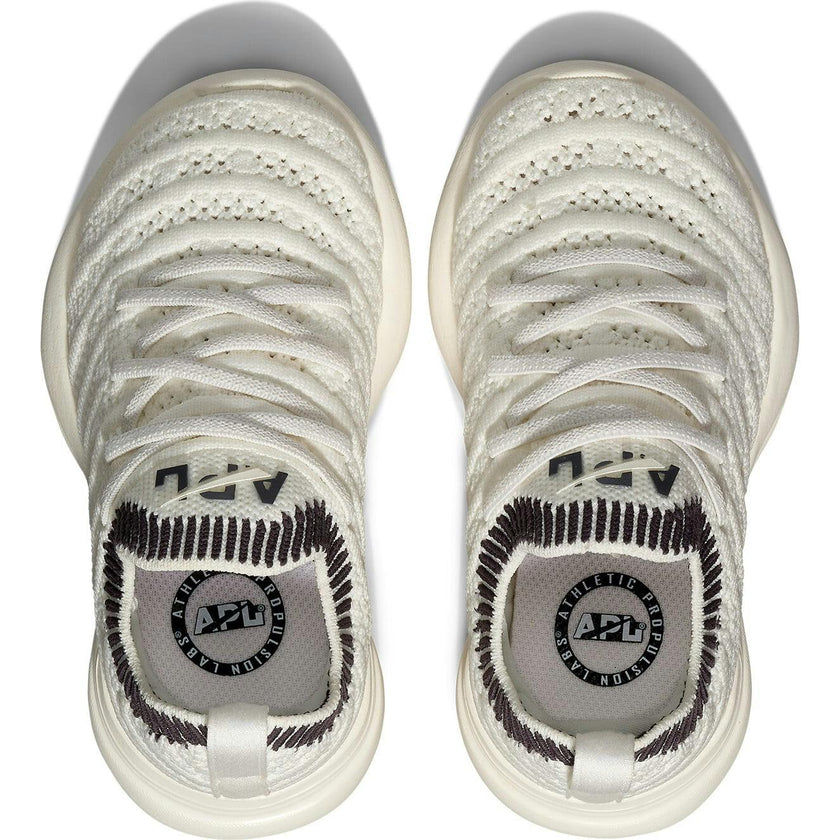 Kid's TechLoom Wave Ivory / Iron / Ribbed, White