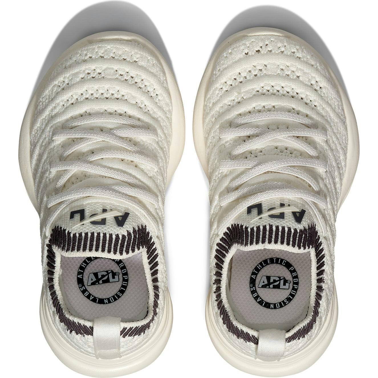 Kid's TechLoom Wave Ivory / Iron / Ribbed, White
