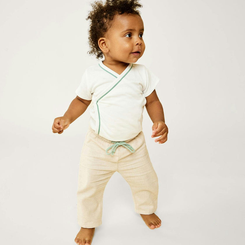 Crossbody Short Sleeve Onesie