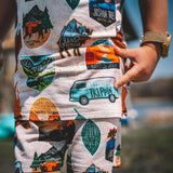 Tiny Traveler 2 Piece Shorts Set