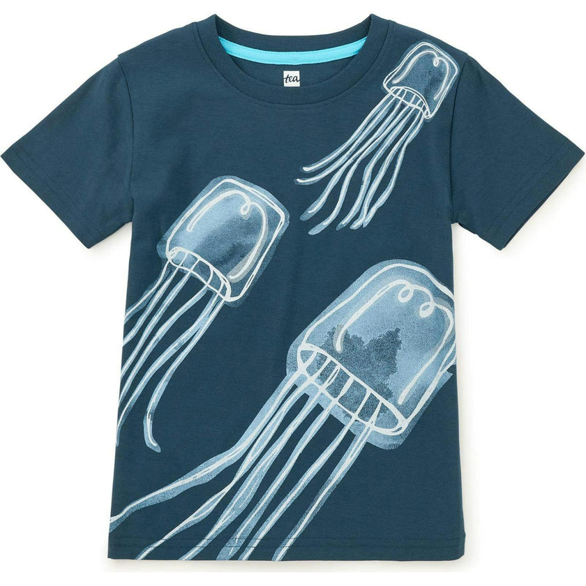 Jellyfish Graphic Tee, Blue