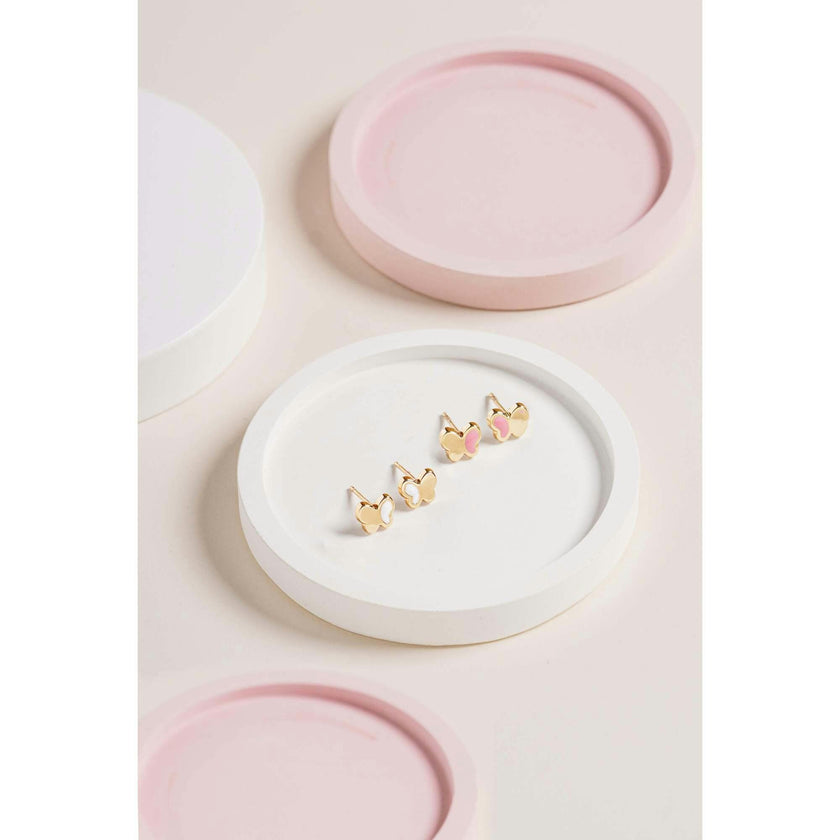 Pink Hudson Studs