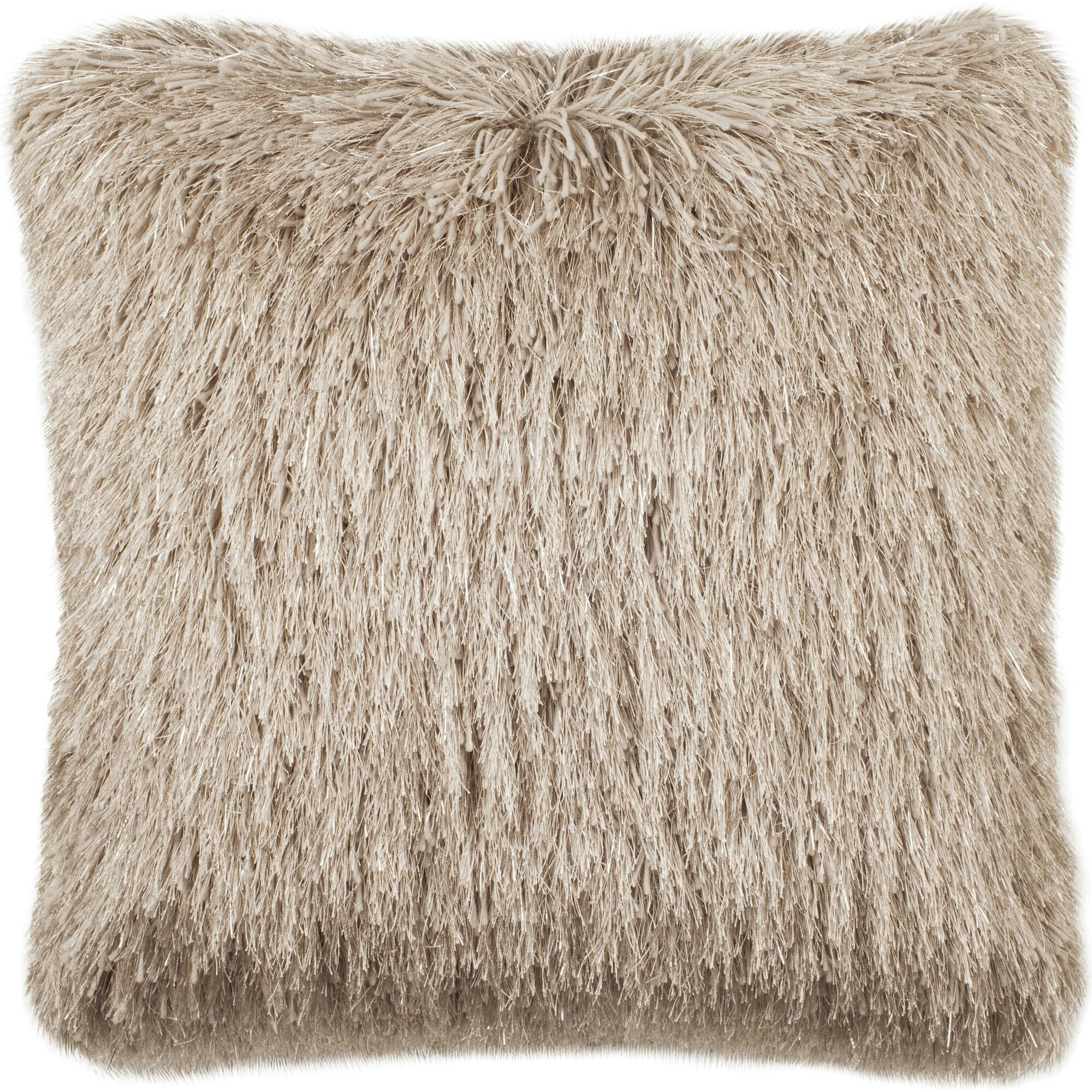Shag Modish Metallic Pillow