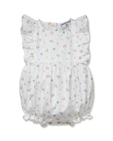 Baby's Twill Ruffled Romper in Good Luck Charms