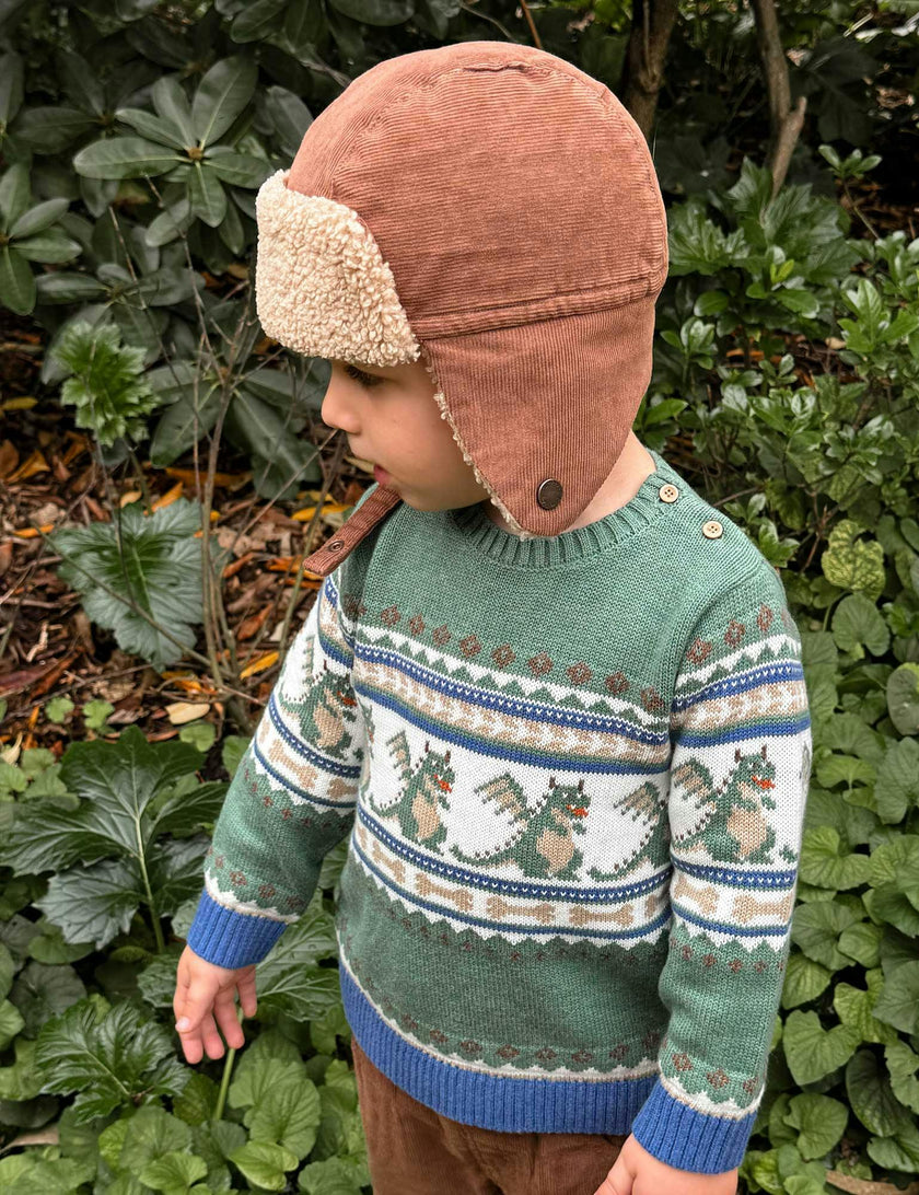 Dragon Fairisle Jumper Dragon Jacquard