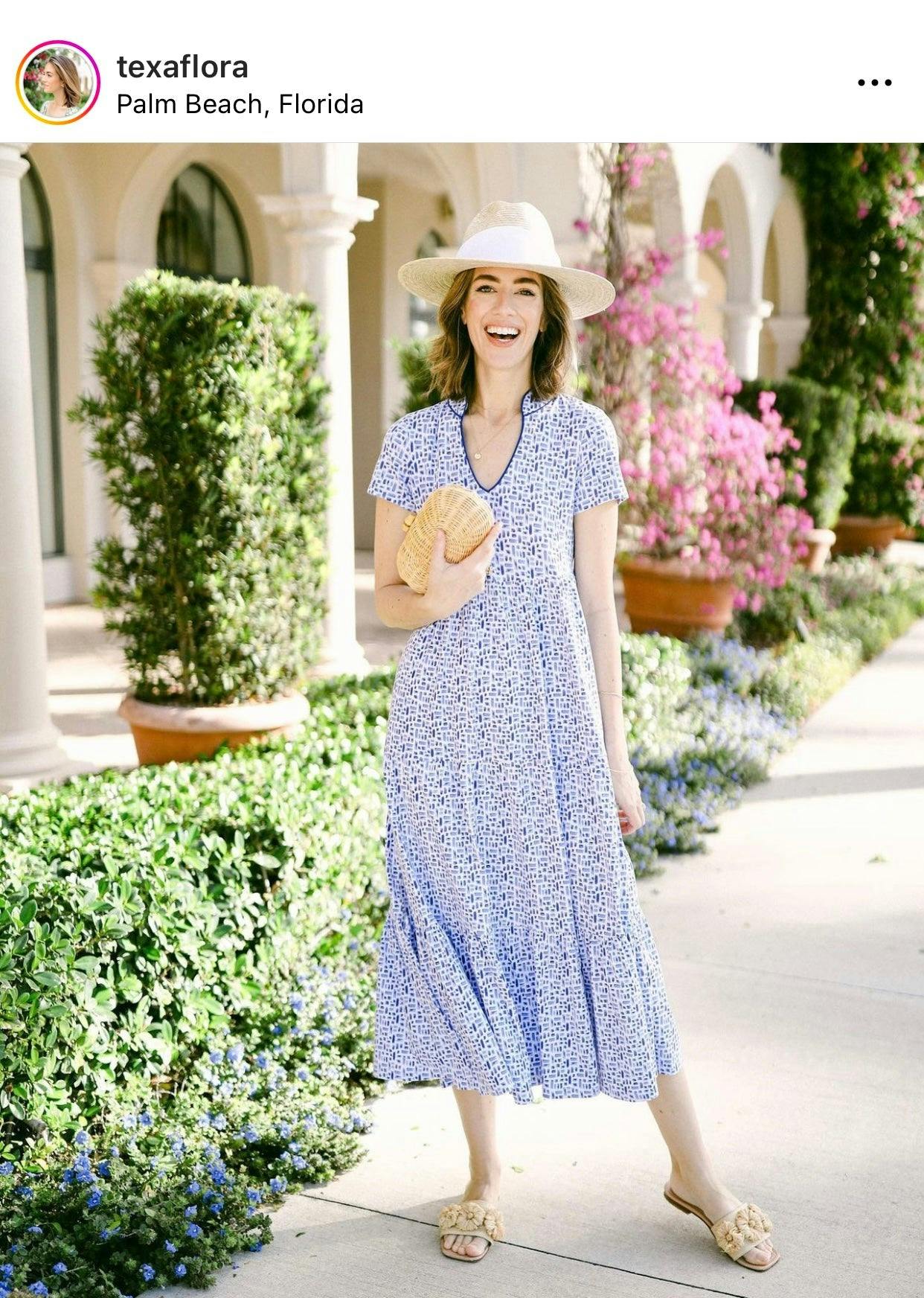 Zinnia Sun Hat - Wide & Short White Tennis & Croquet Ribbon