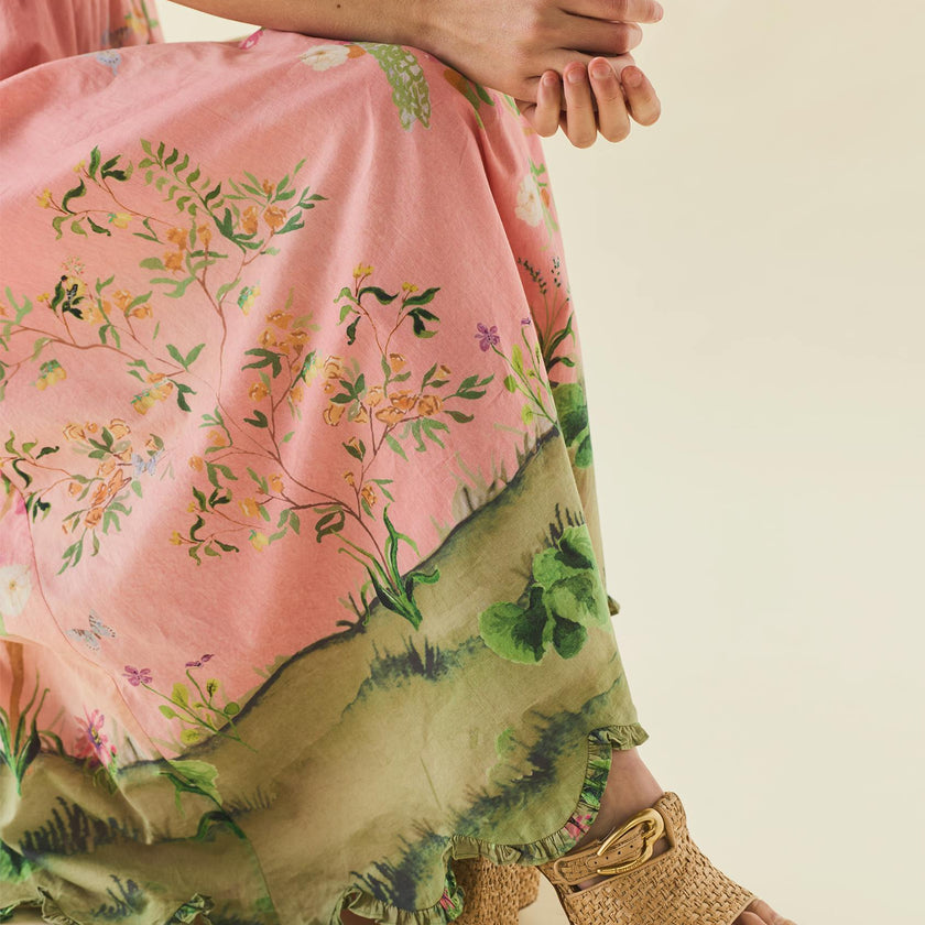 Gavin Dress, Peony Peacock x Larsen McDowell