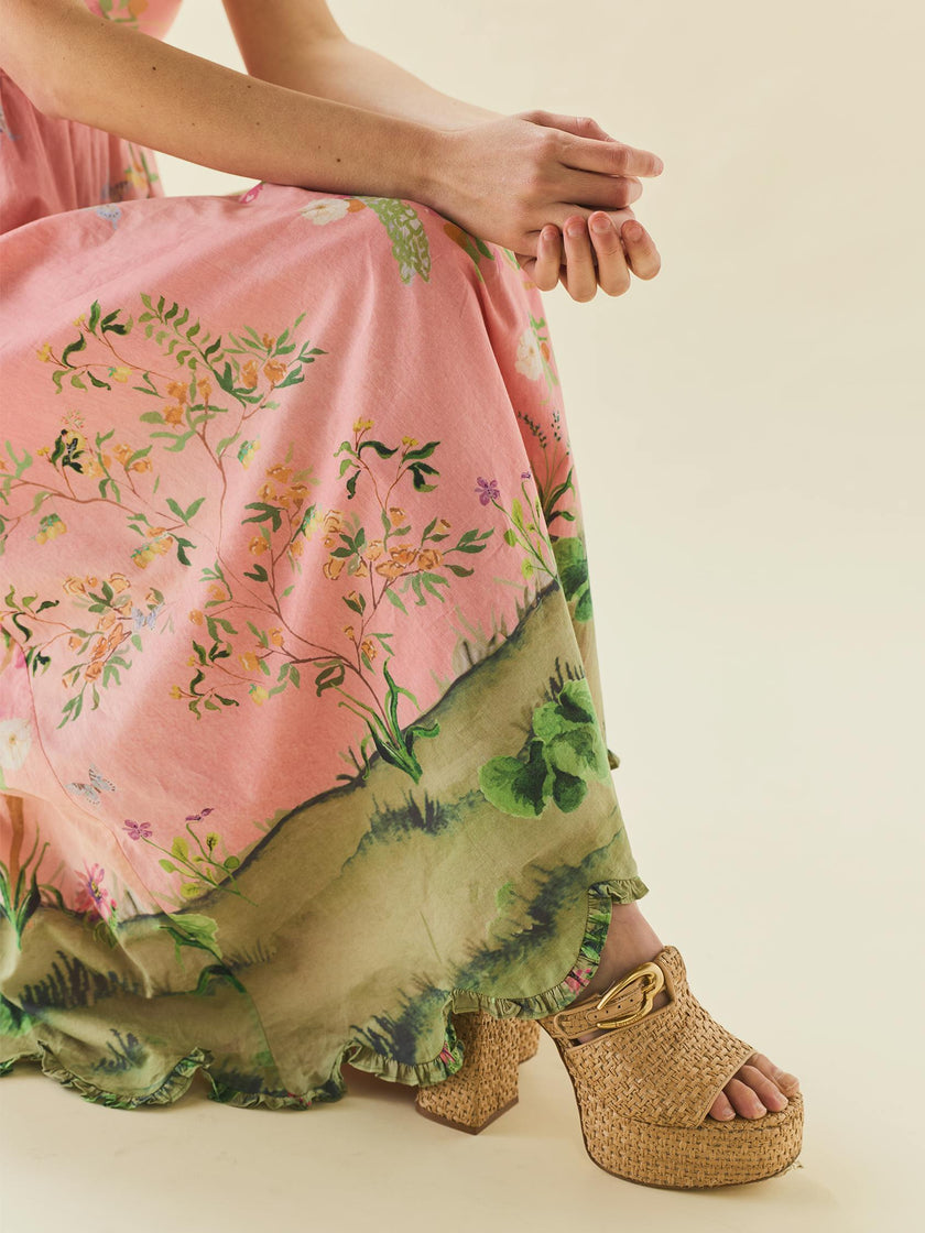 Gavin Dress, Peony Peacock x Larsen McDowell