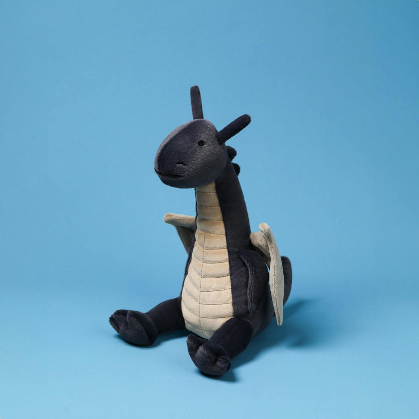 McHugs Midnight Dragon Myth 12" — Soft Weighted Cuddle Stuffed Animal