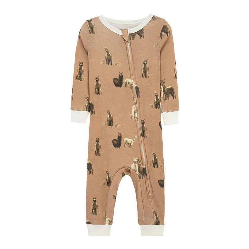 Organic Cotton Zipper Pajama