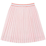 Stripe Pleated Skirt