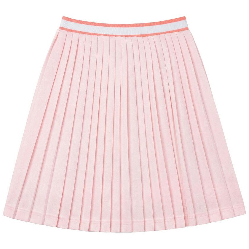 Stripe Pleated Skirt
