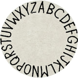 ABC Round Washable Rug