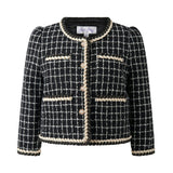 Check Tweed Jacket & Skirt Set