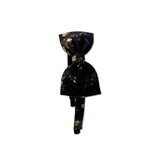 Liberty of London Bow Headband, Black/Gold Floral