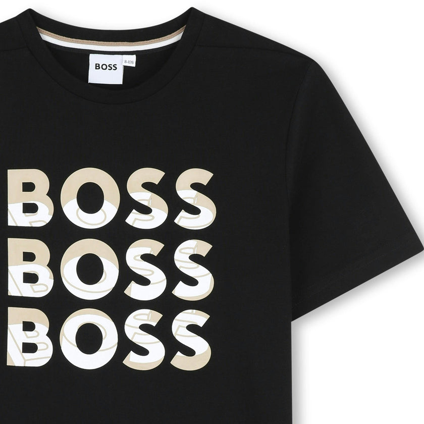Black Sand Overlay Logo T-Shirt