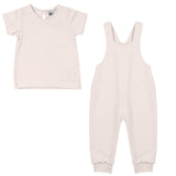 Tee and Cross Back Overall Set