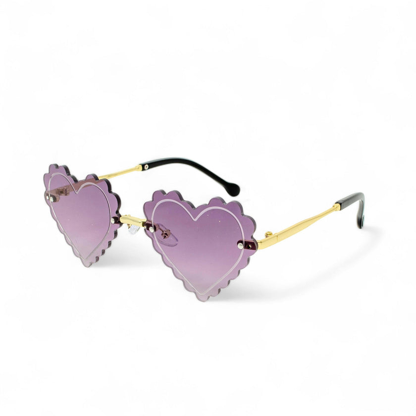Kid's Frameless Heart Sunglasses