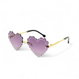 Kid's Frameless Heart Sunglasses