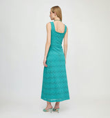 The Coraline Dress - Teal Stretch Lace