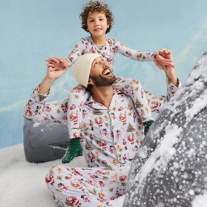 Saint Nicolas Men's Luxe Pajama Pant Set