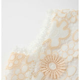 Haley Embroidered Frill Maxi Dress