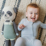 Cloud Grey Bamboo Convertible Footie