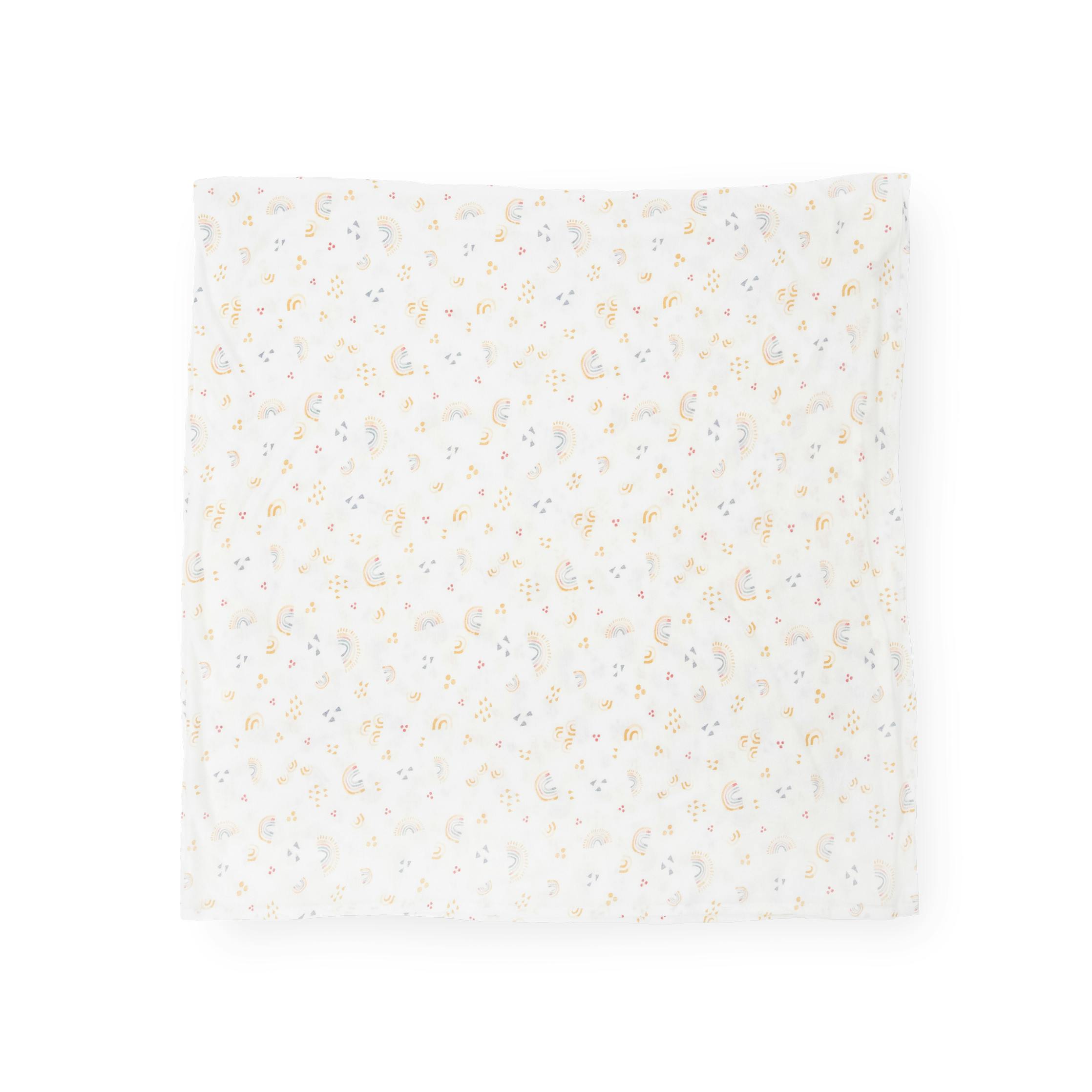 Stretch Knit Swaddle Blanket - Rainbows