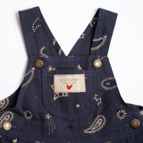 Overall Dress in Midnight Bandana