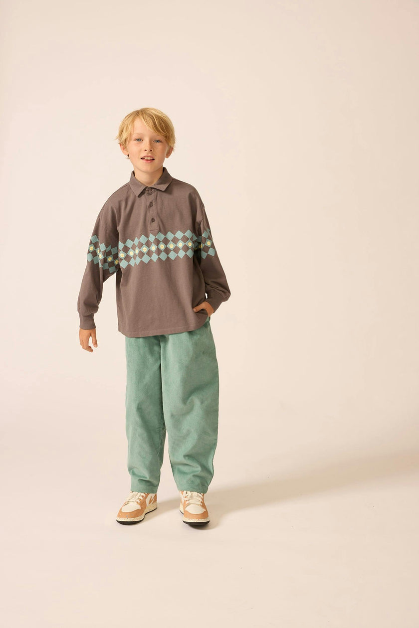 Midnight Slate Check Polo