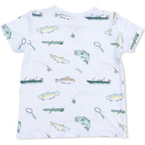 Fishing - Crew Neck Tee with Casual Short