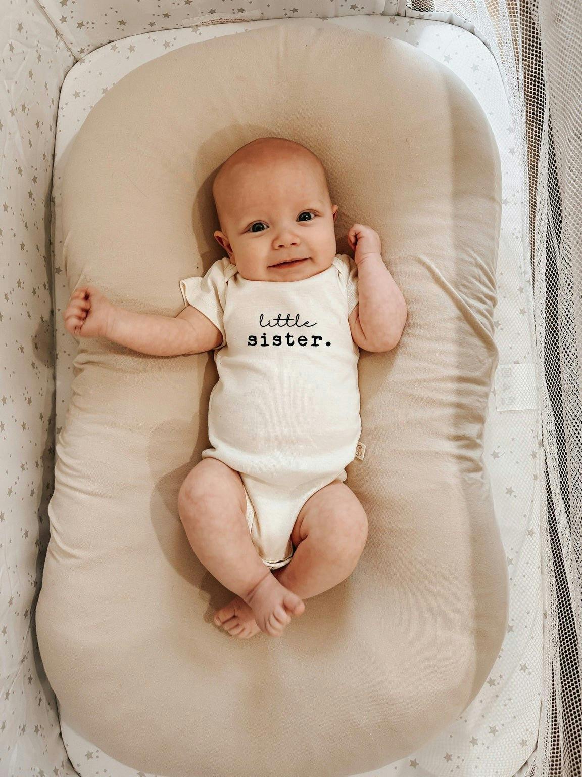 Little Sister Organic Baby Bodysuit
