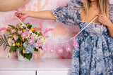 Confetti Bunny Acrylic Garland